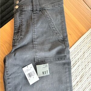 Kut from the Kloth Wash out Black/Dark Gray Denim Jeans